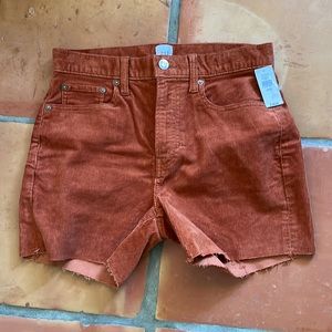 NWT GAP corduroy shorts